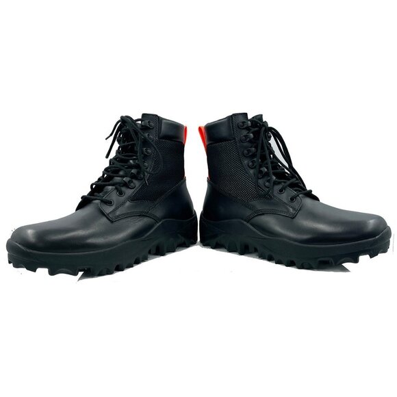 MCM High Top lace Up Black Military Boots - Picture 8 of 8